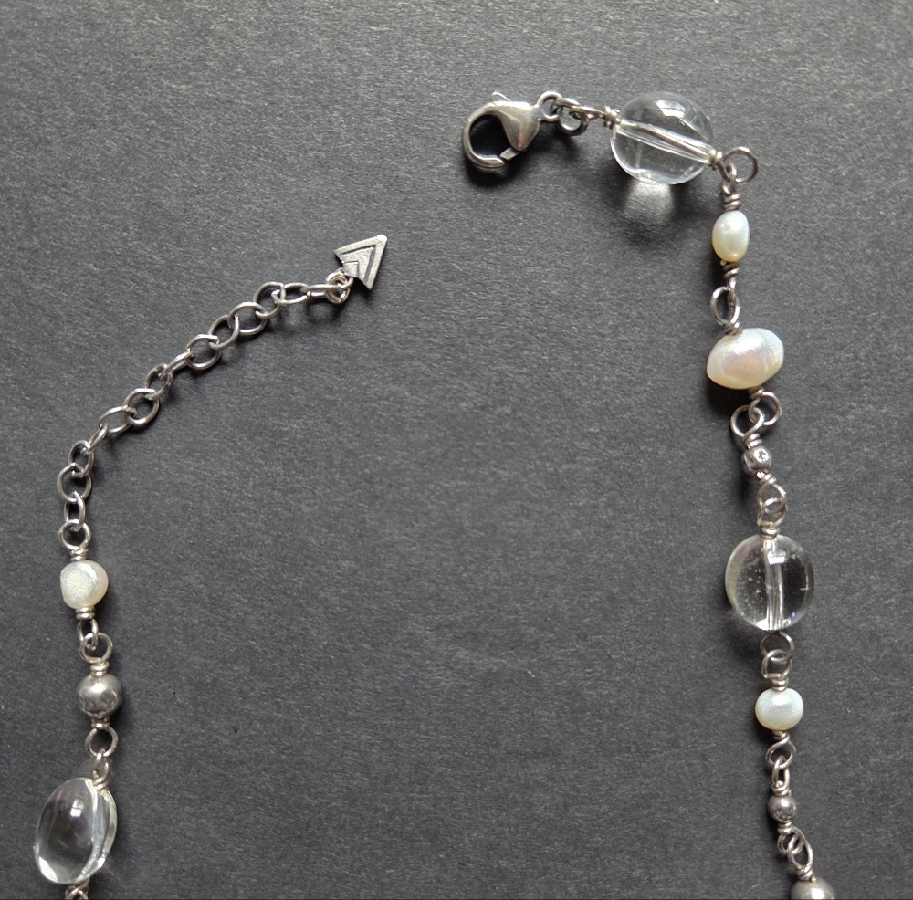 Silpada Sterling Silver & Freshwater Pearl Necklace - Picture 5 of 6